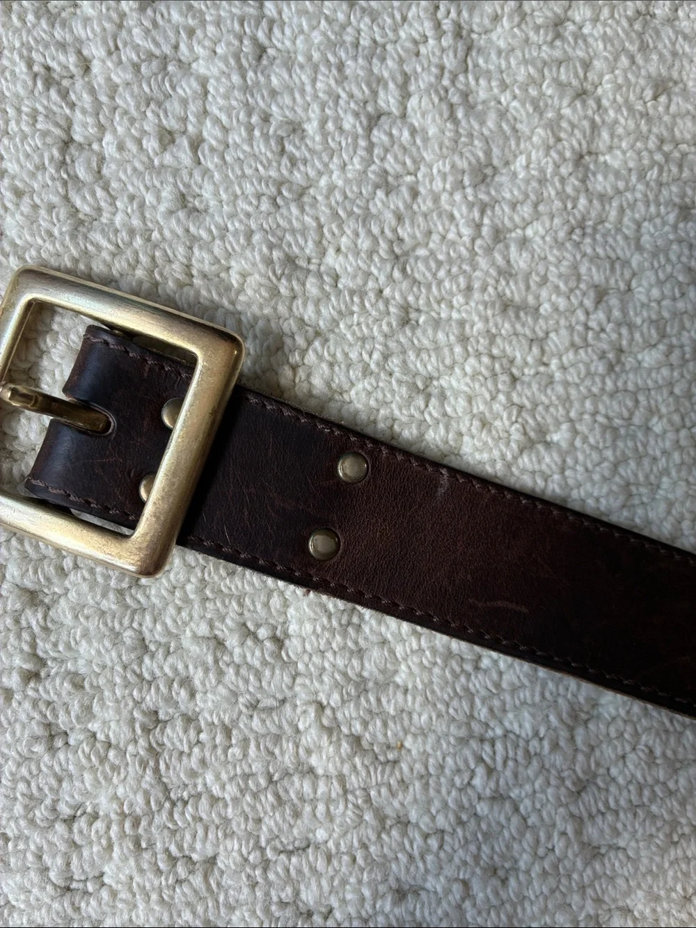 Roots Vintage Women’s Brown Genuine Leather Belt Made Canada 🇨🇦 Size 4 - Picture 2 of 10